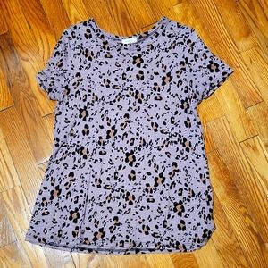 Leopard print tee